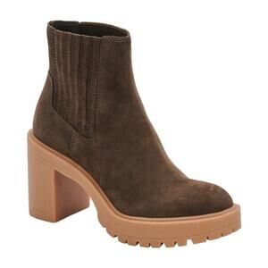 Dolce Vita Caster H2O Waterproof Lug Sole Platform Bootie Sz 9W NWT $160 MSRP